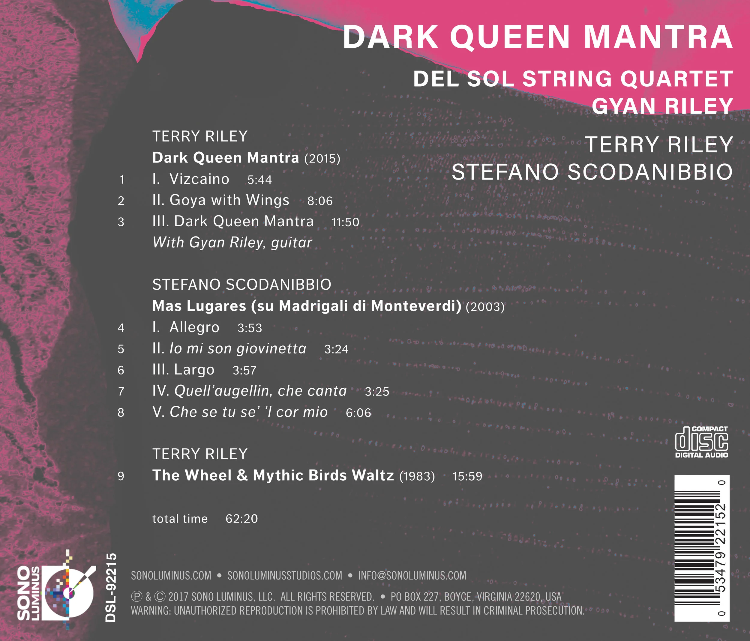 Dark Queen Mantra — Sono Luminus | Recording Studio & Record Label
